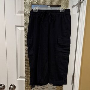 a new day Black Midi Skirt